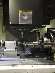 Auger machined