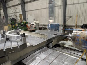 Oversized machined part